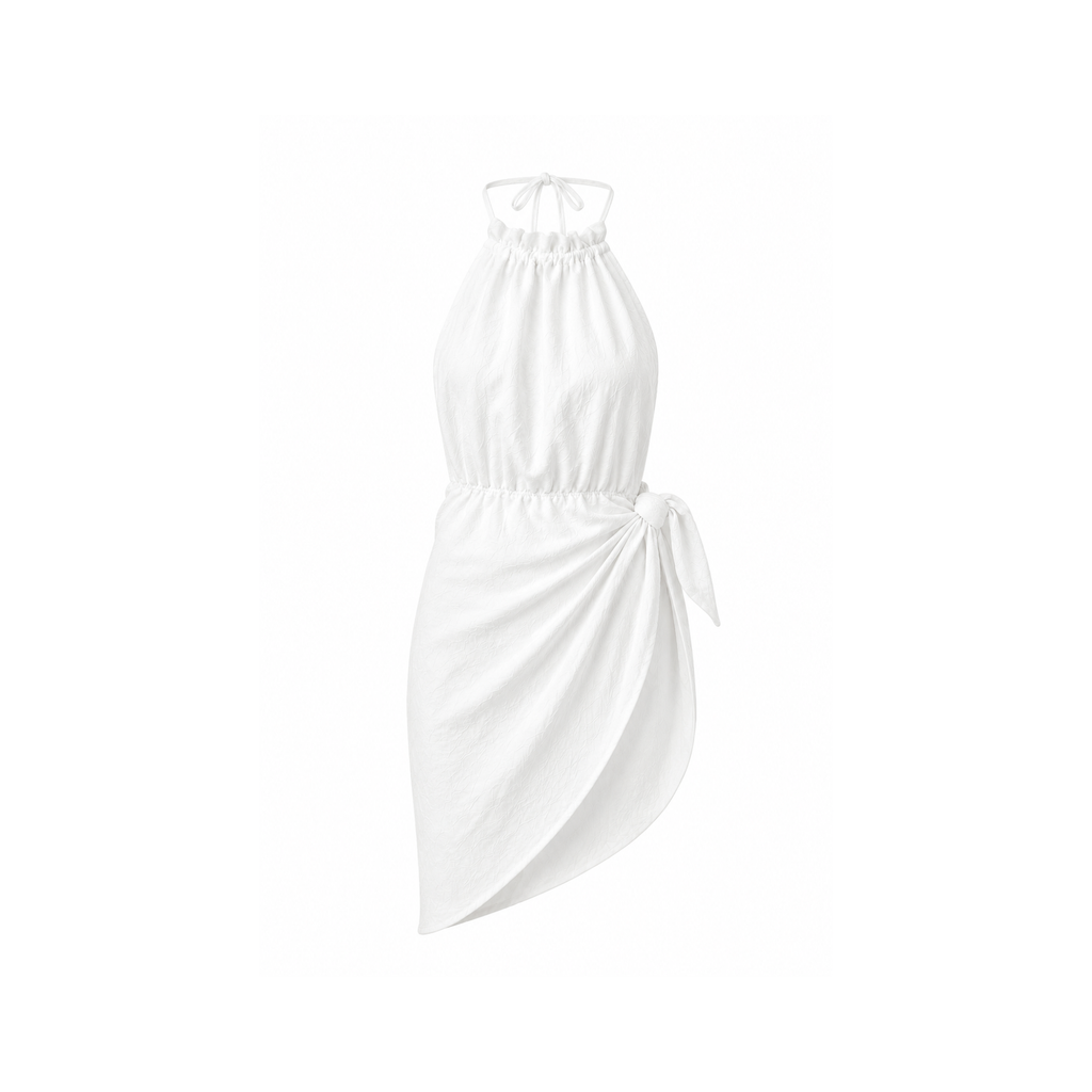 Backless Coverup in White