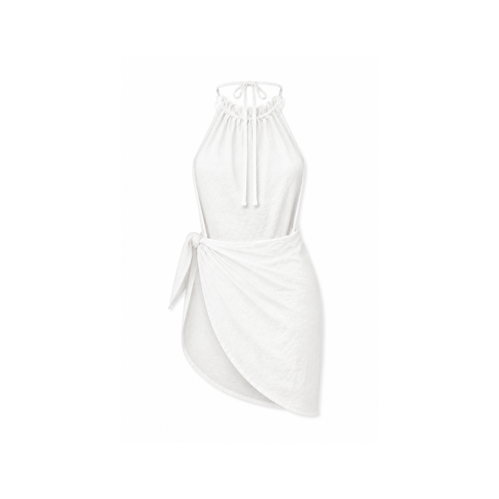 Backless Coverup in White