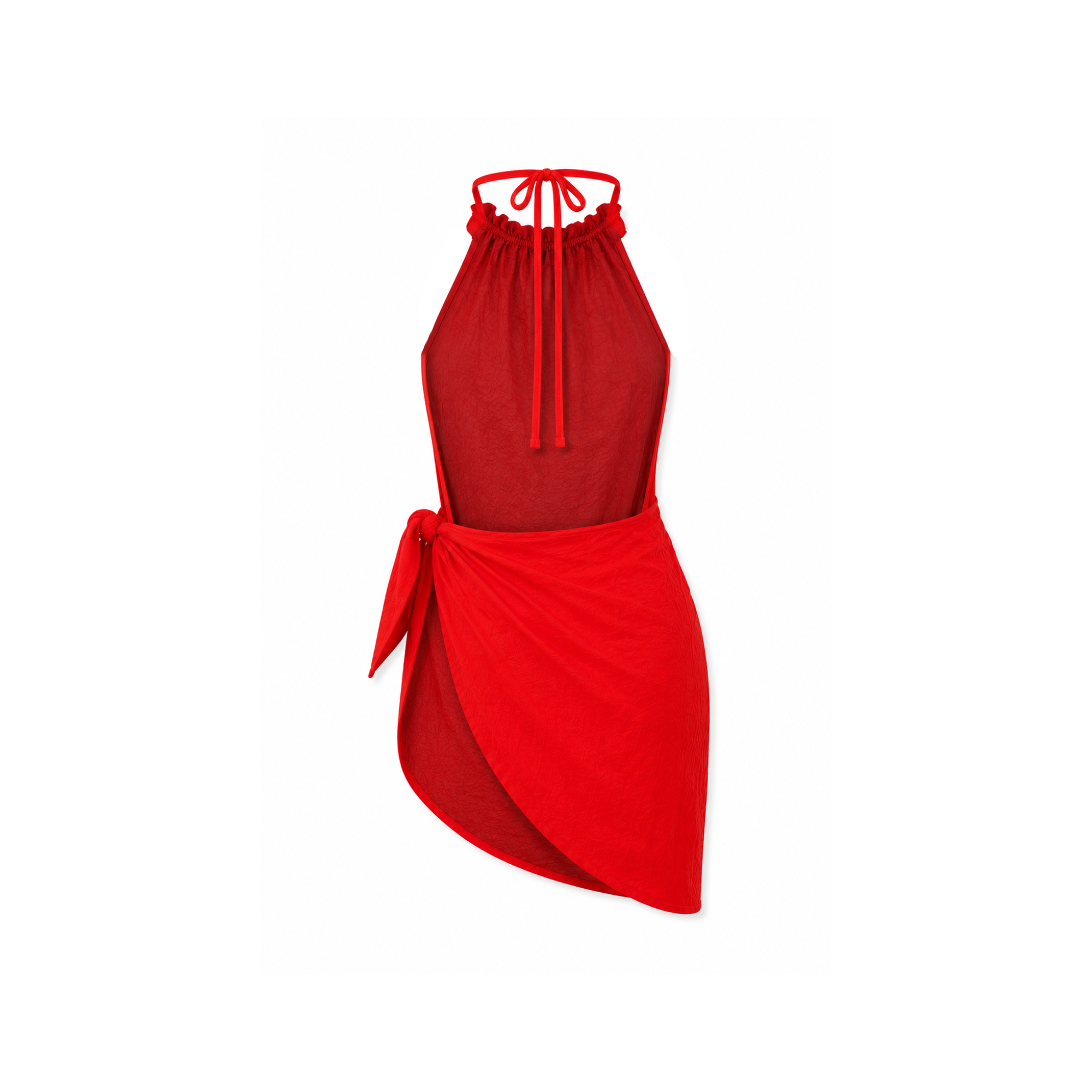 Backless Coverup in Red
