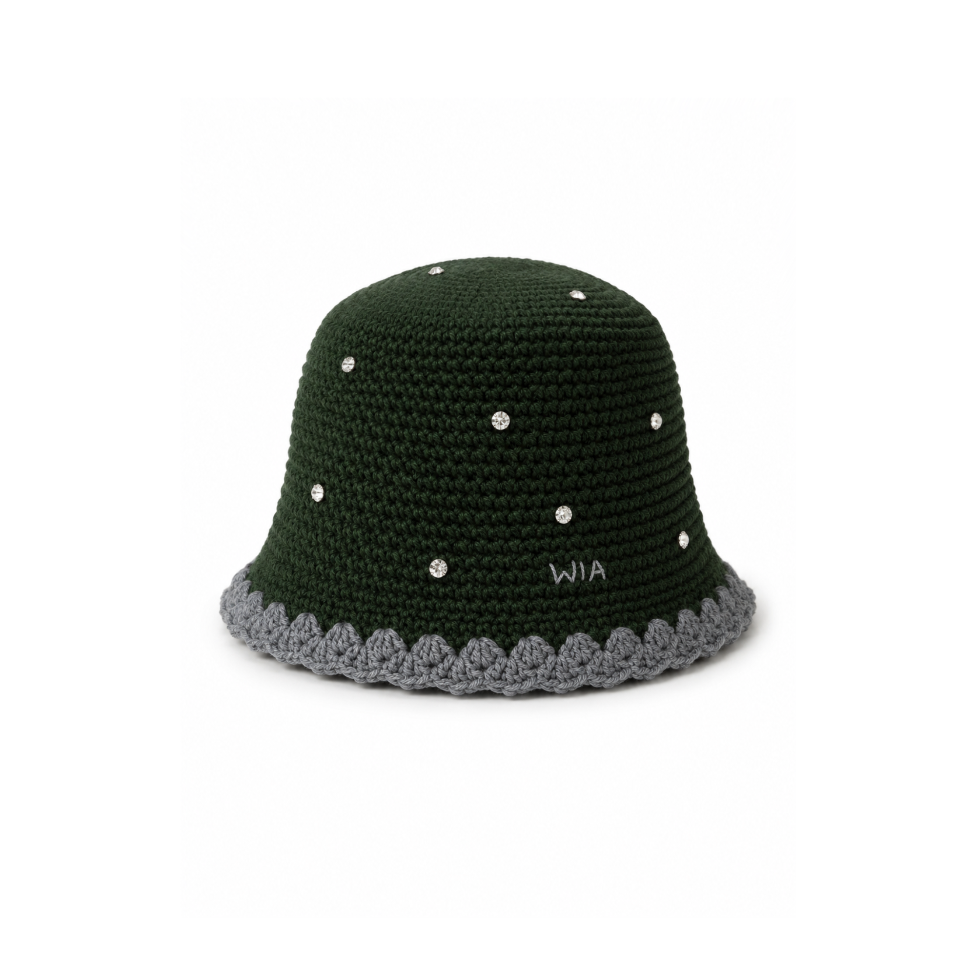 Gem Bucket Hat in Green