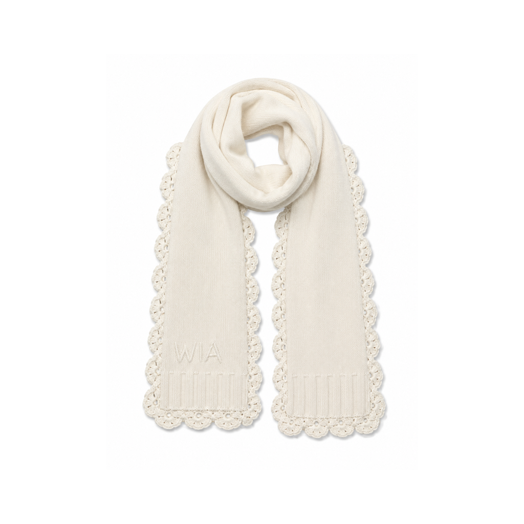 Fleur Scarf In Ecru