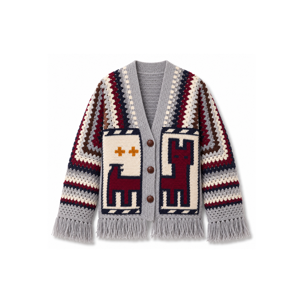 The House Cardigan in Horse