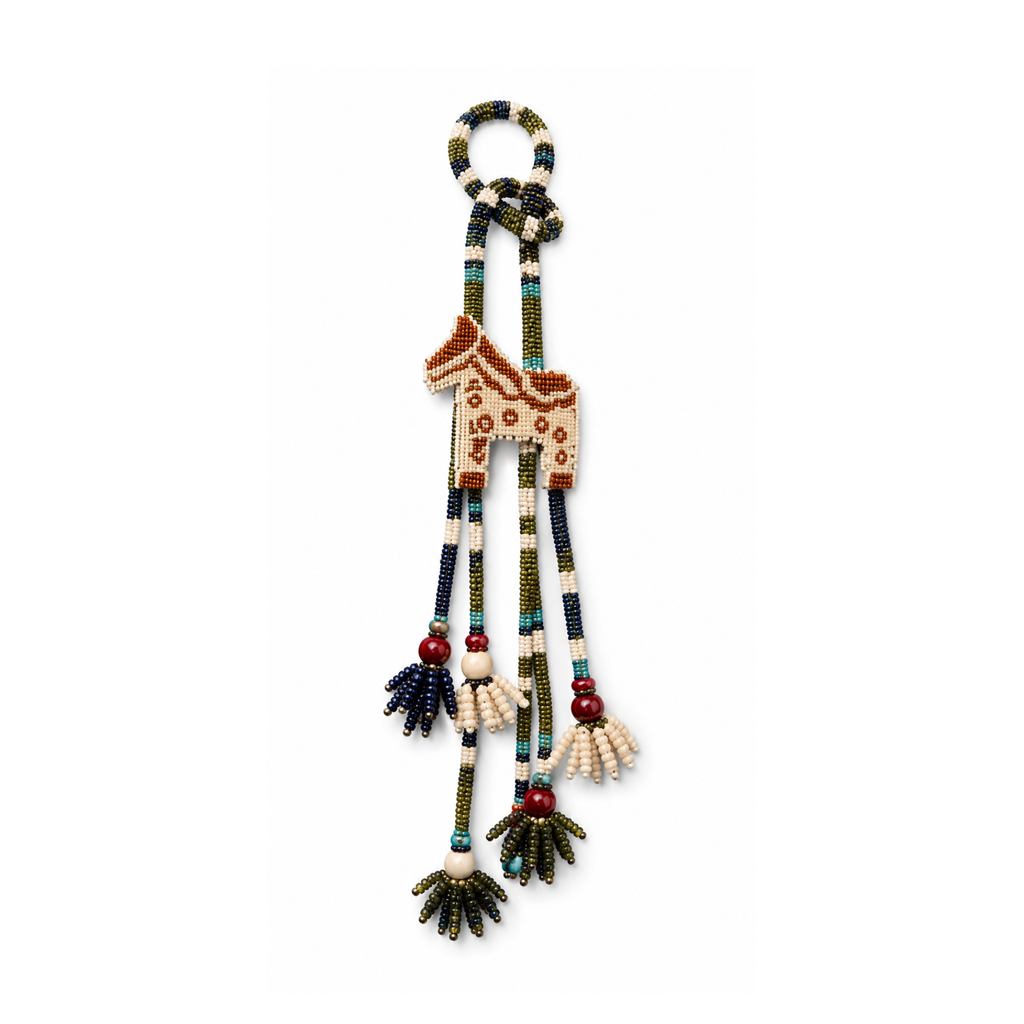 Beaded Horse Charm