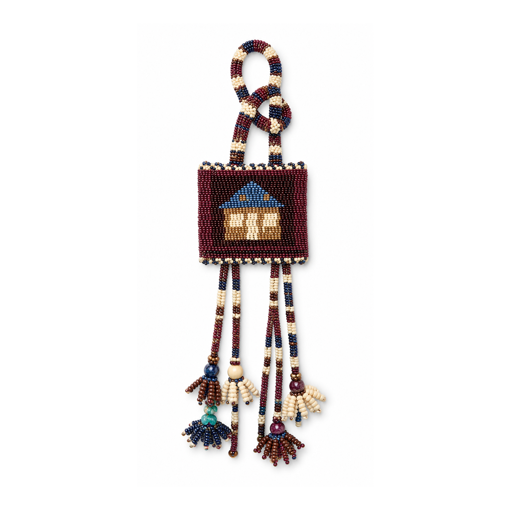 Beaded House Charm