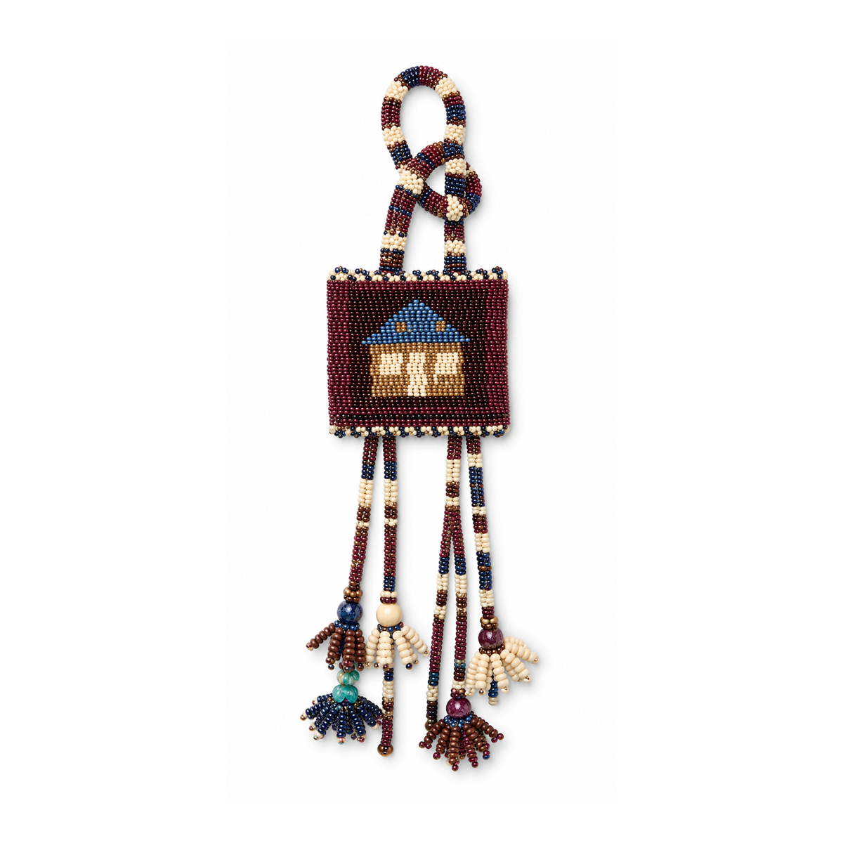 Beaded House Charm