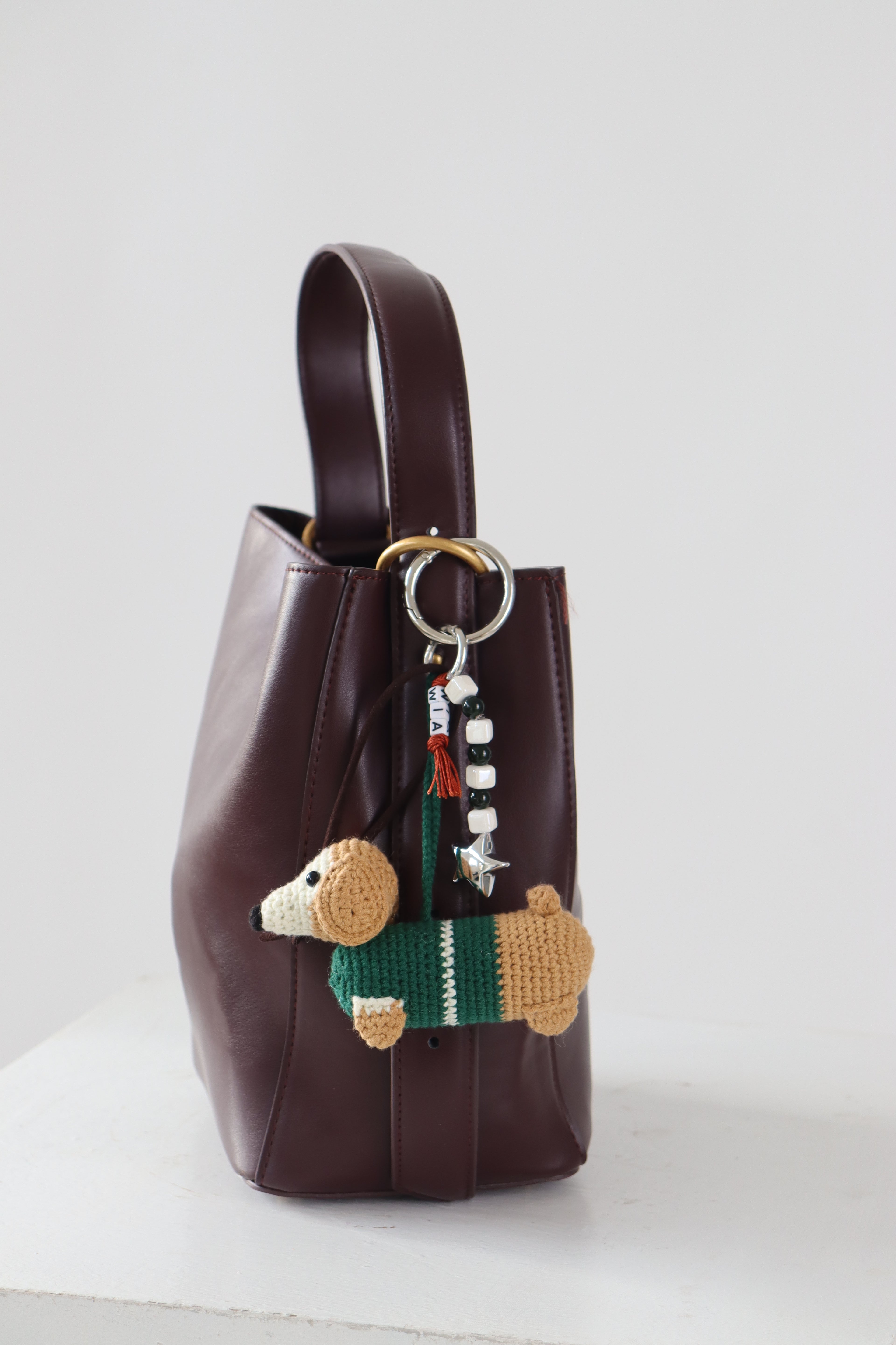 College Pup Charm