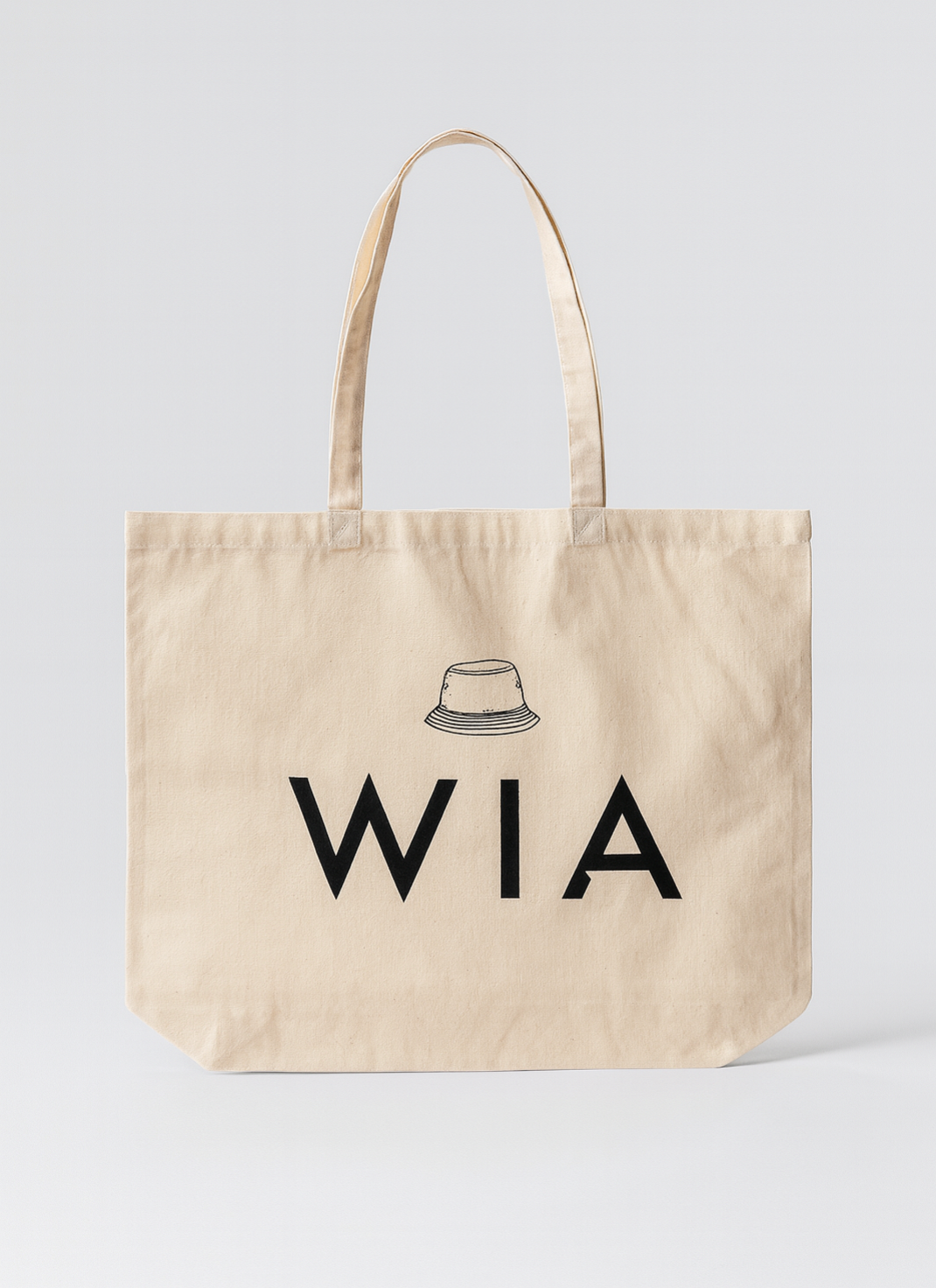 Embroidered Flower Tote in Navy