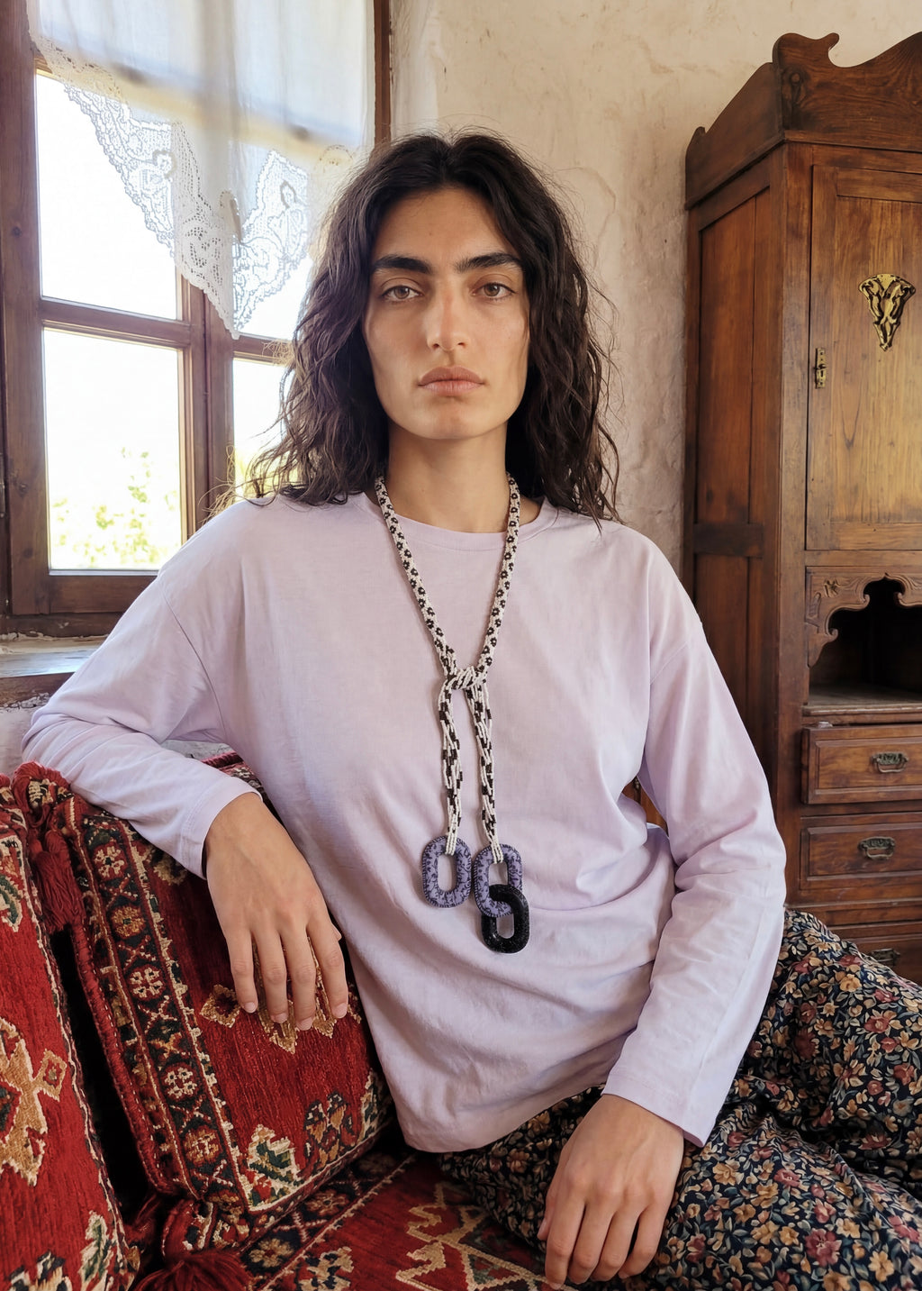 Çiçekli Necklace