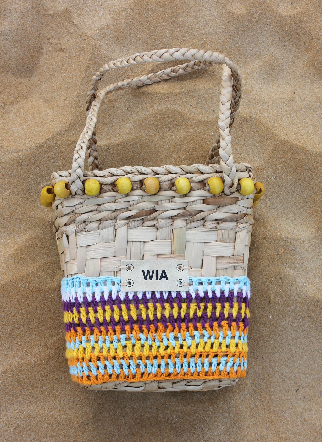 Isla Basket Bag Yellow
