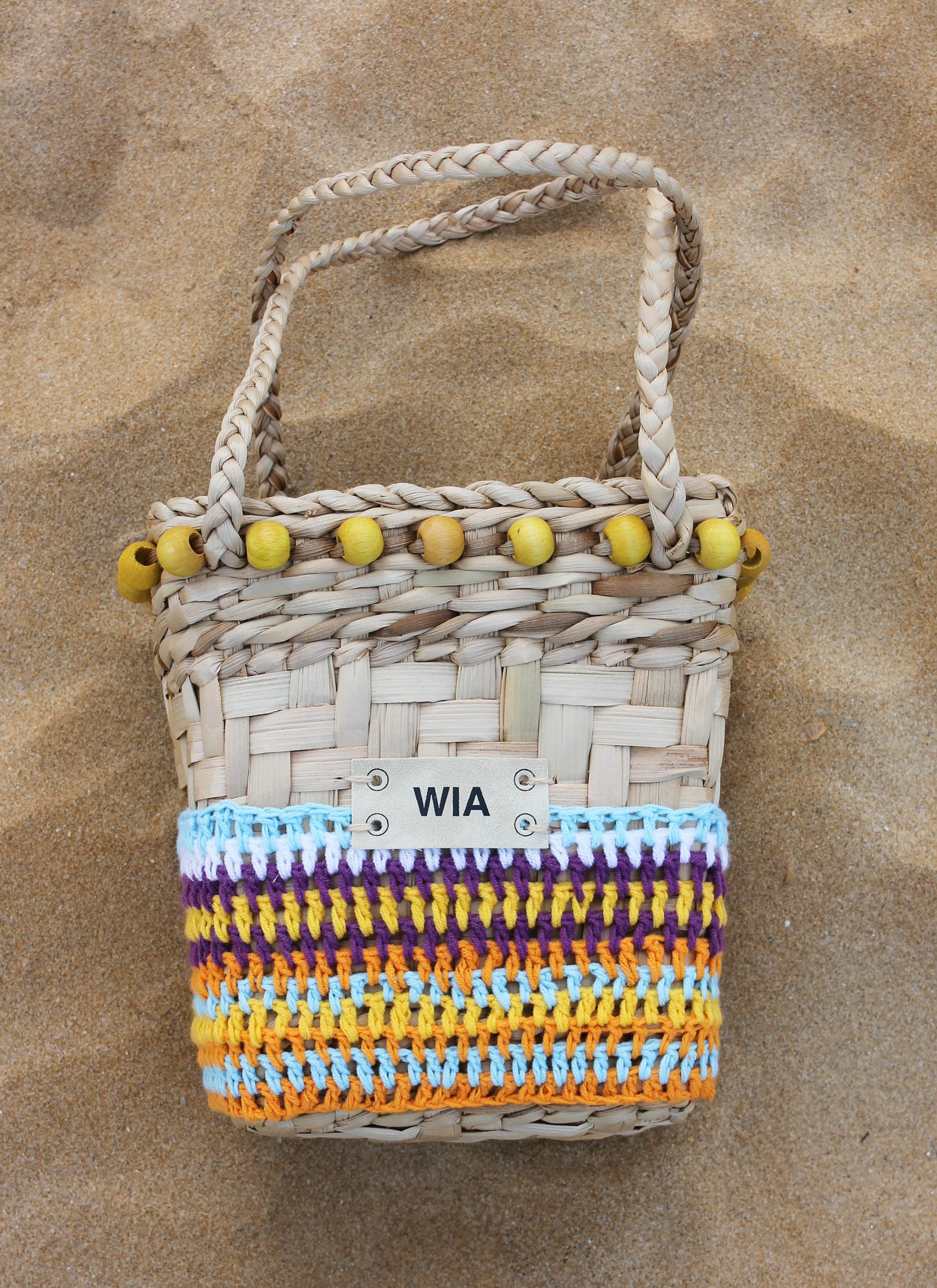 Isla Basket Bag Yellow