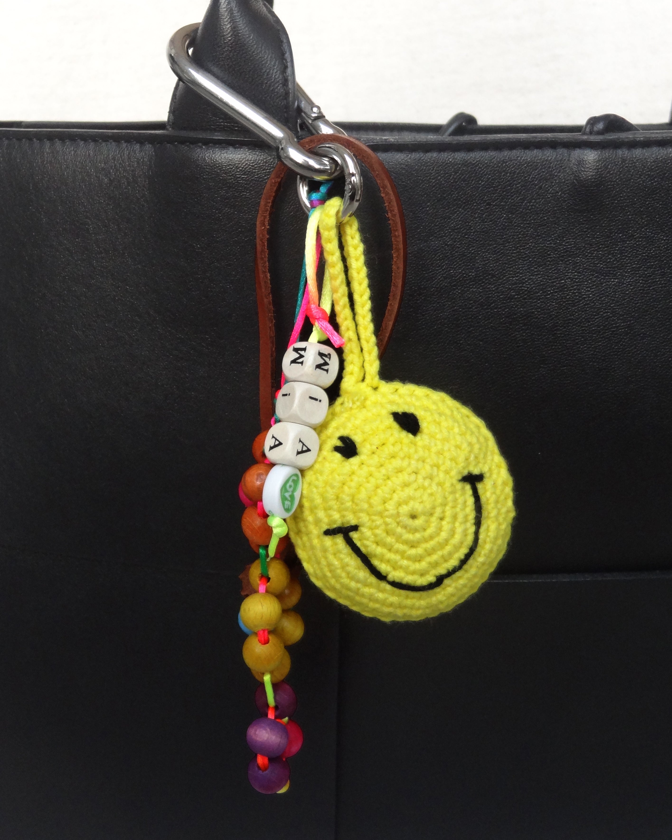 Smiley Bag Charm